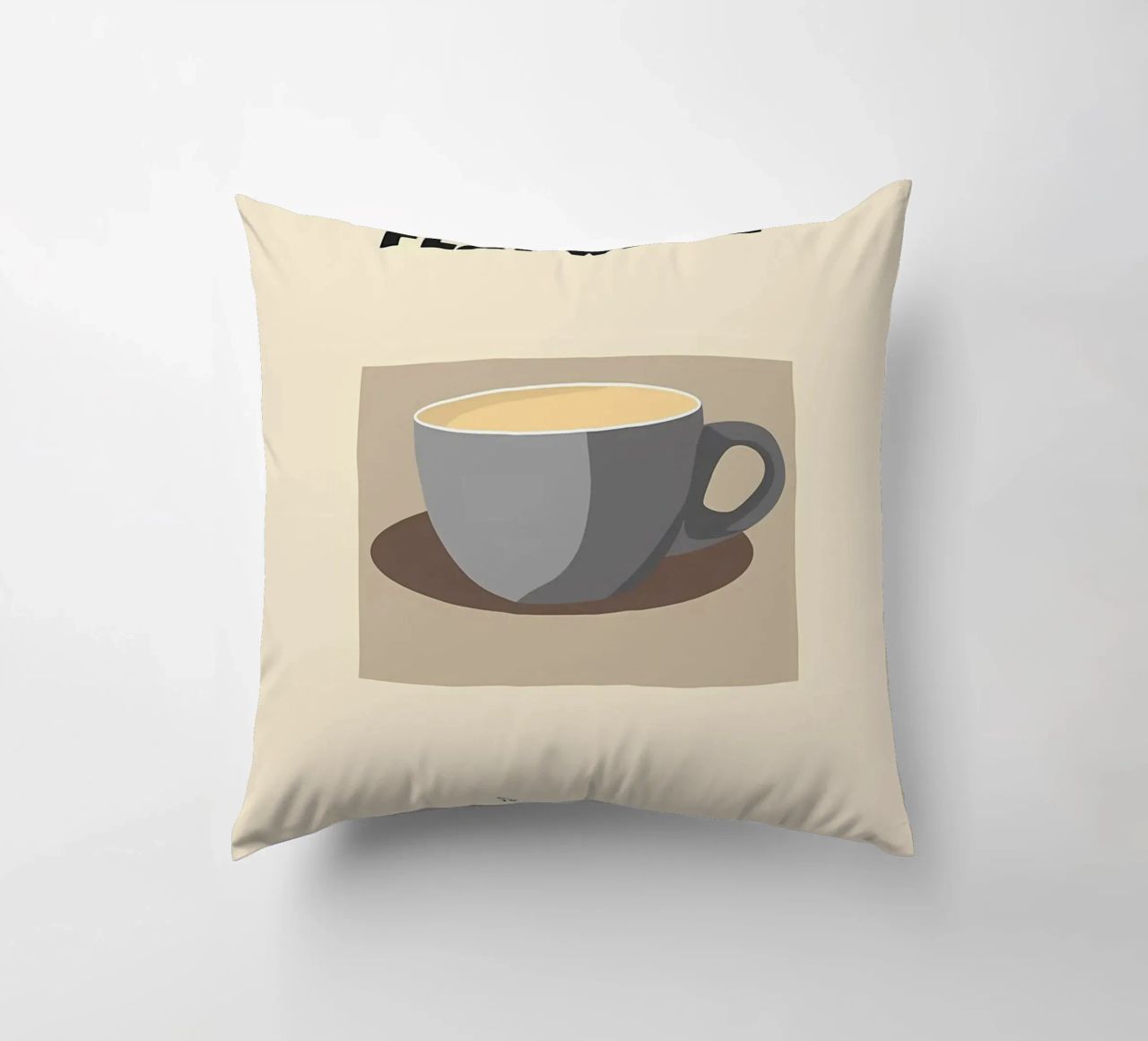 caffè bianco piatto cuscino da Book