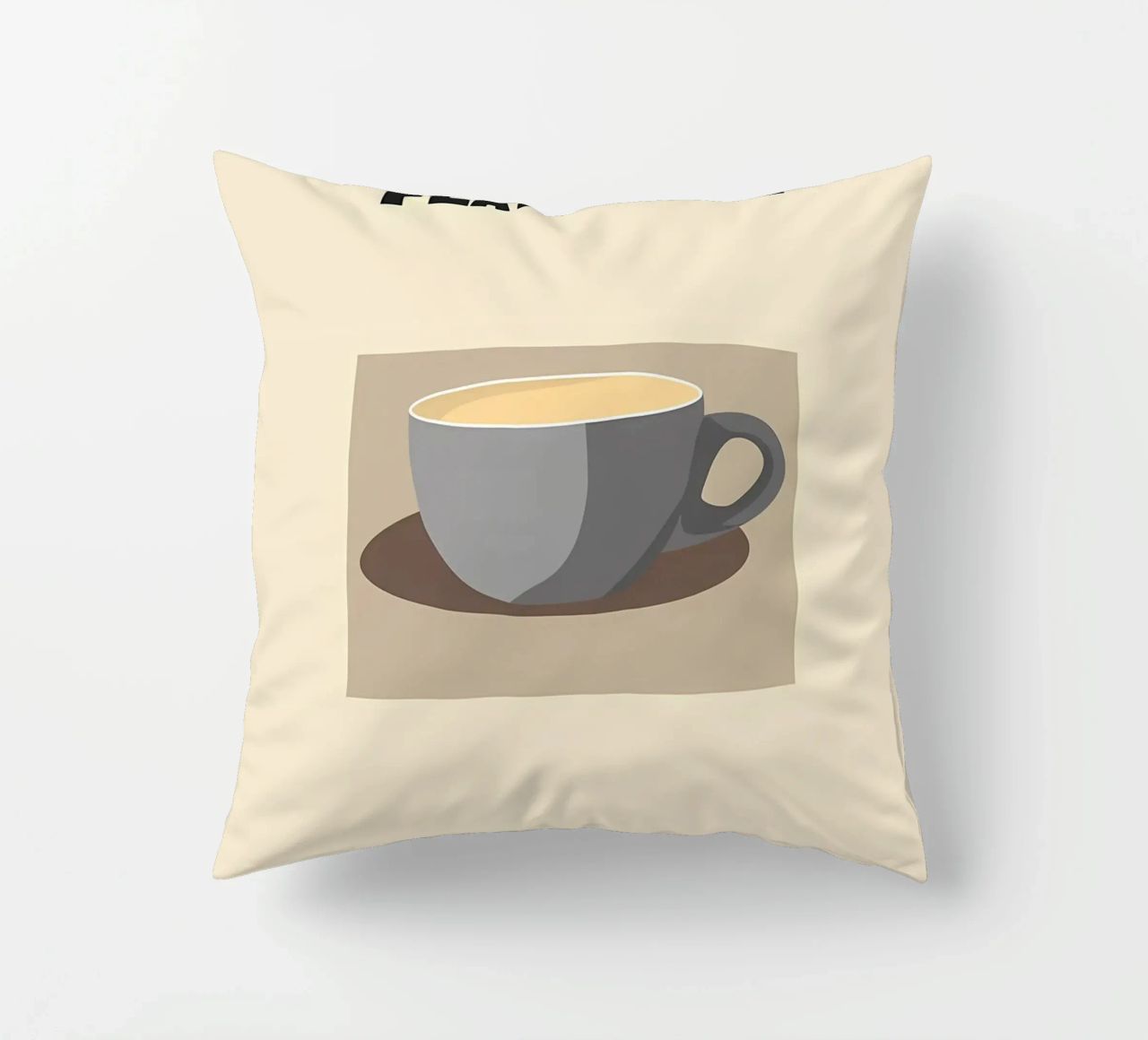 caffè bianco piatto cuscino da Book