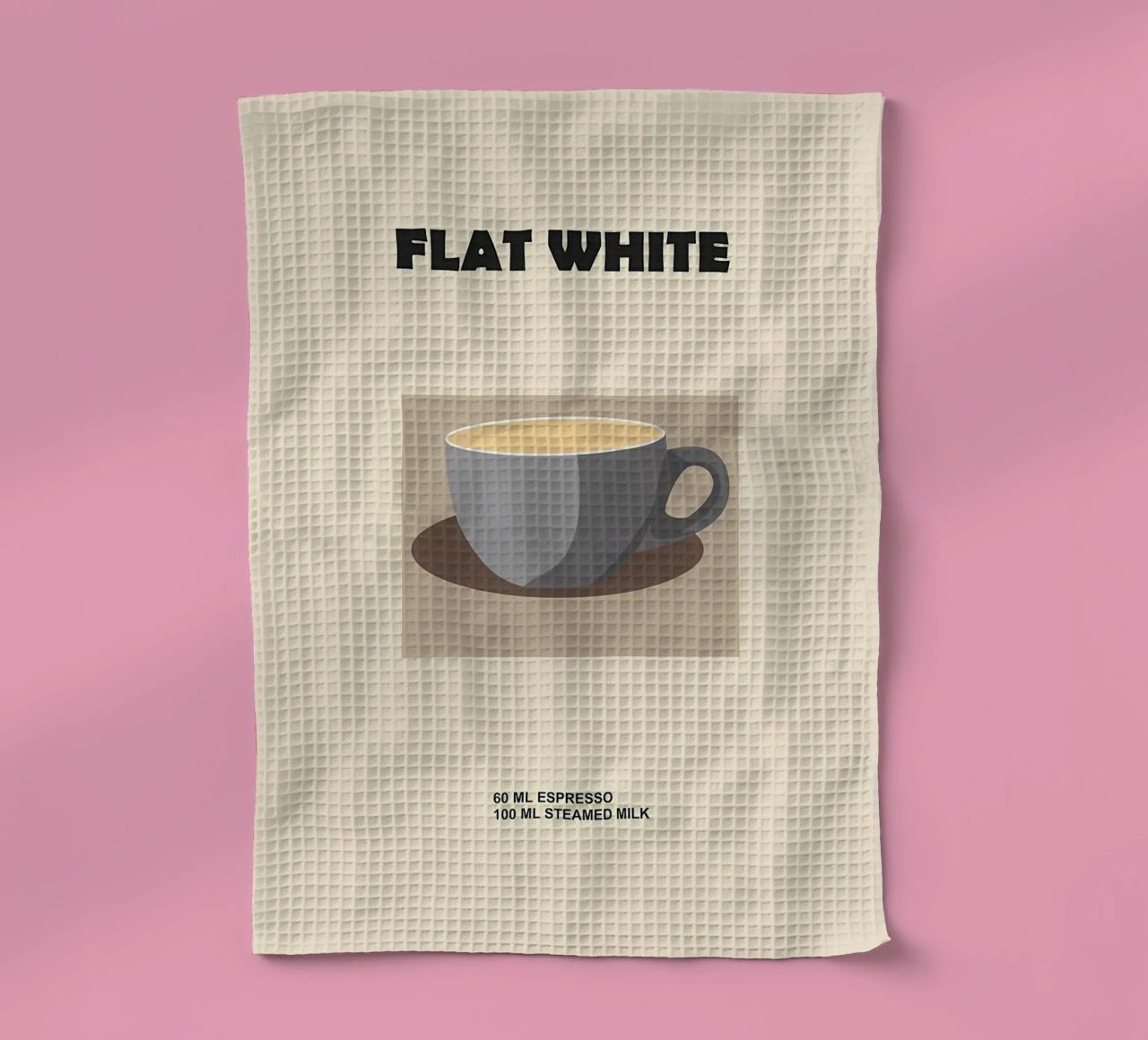 caffè bianco piatto canovaccio da cucina da Book