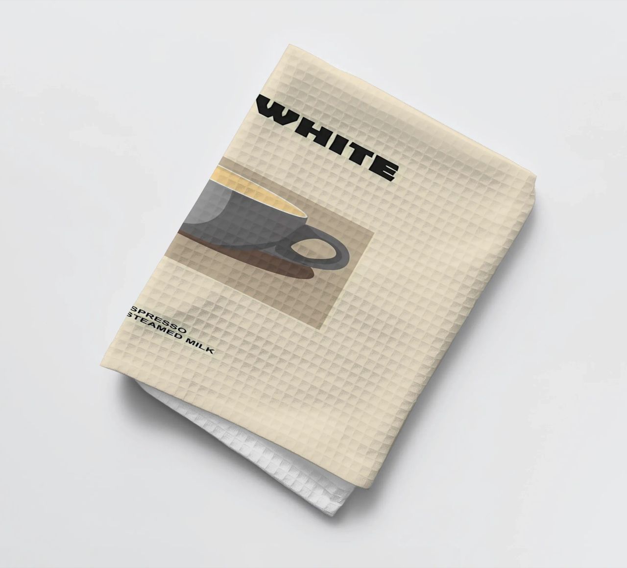caffè bianco piatto canovaccio da cucina da Book