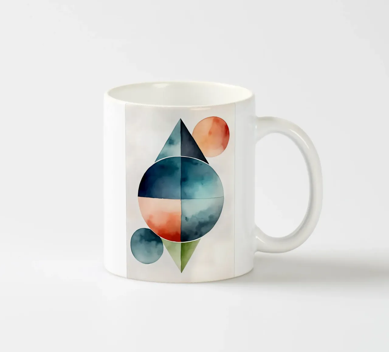 Minimalismo geometrico 01 tazza in ceramica da Minimalism