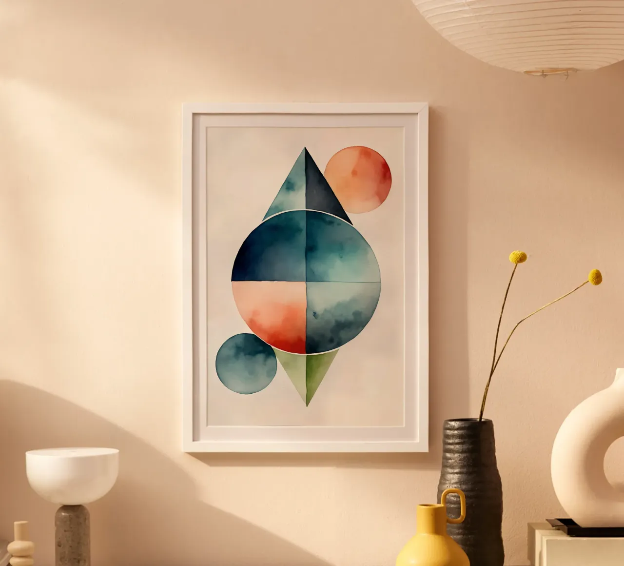 Geometrischer Minimalismus 01 Hahnemühle von Minimalism