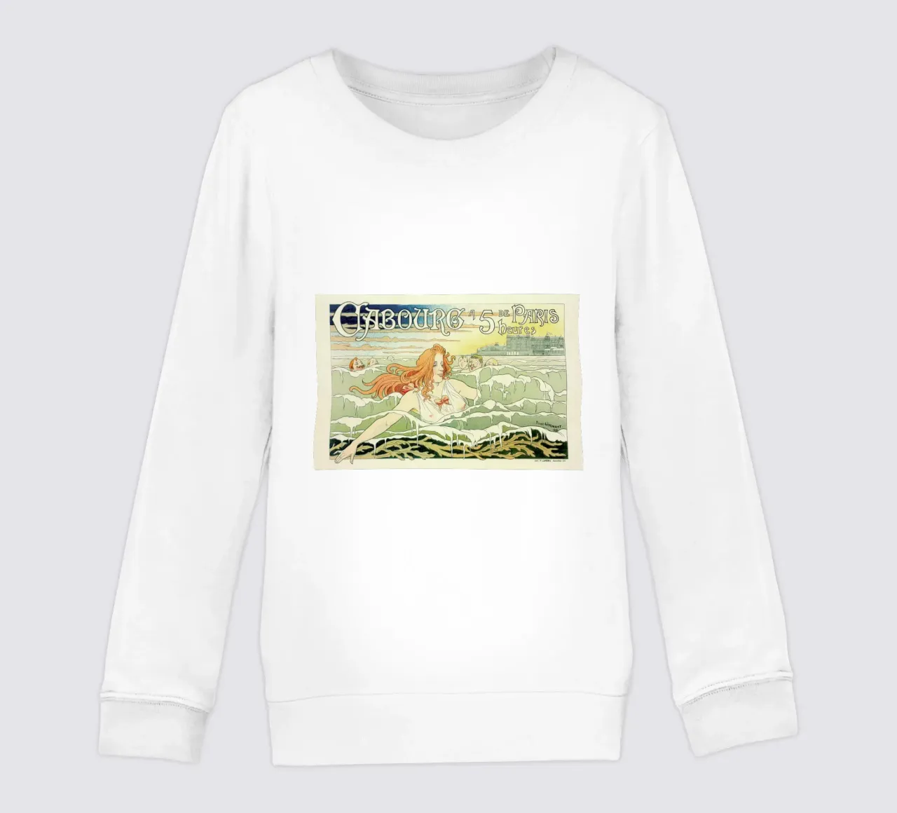 Belgian Poster for le Casino de Cabourg. -Antoine Théodore kids sweatshirt by Artokoloro Quint Lox Ltd