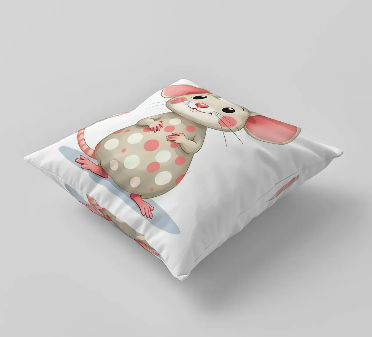 Mouse_5 decorative cushion by Tierisch bunt by LK