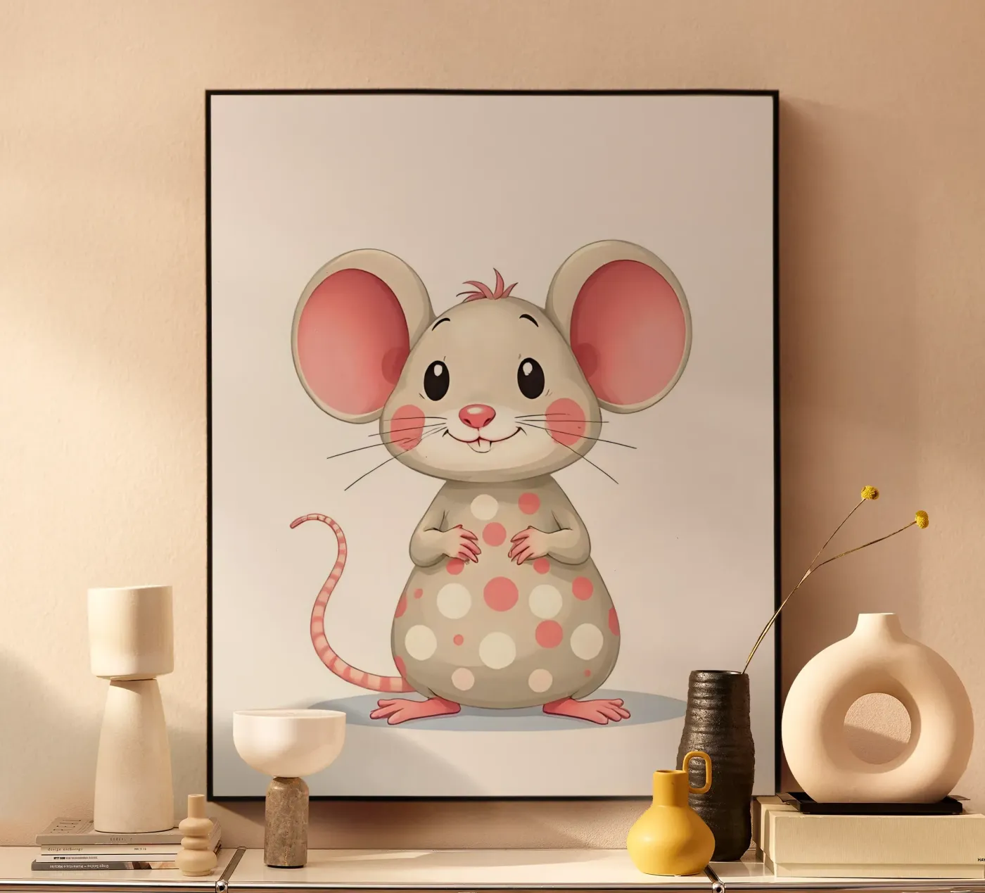Mouse_5 Acryl-Glas von Tierisch bunt by LK
