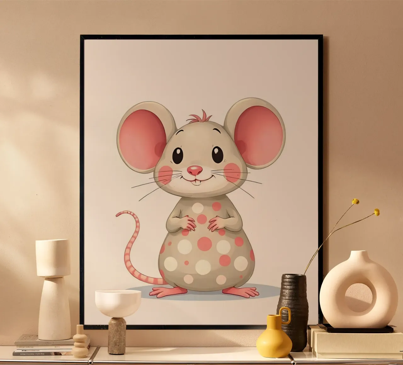 Mouse_5 poster by Tierisch bunt by LK