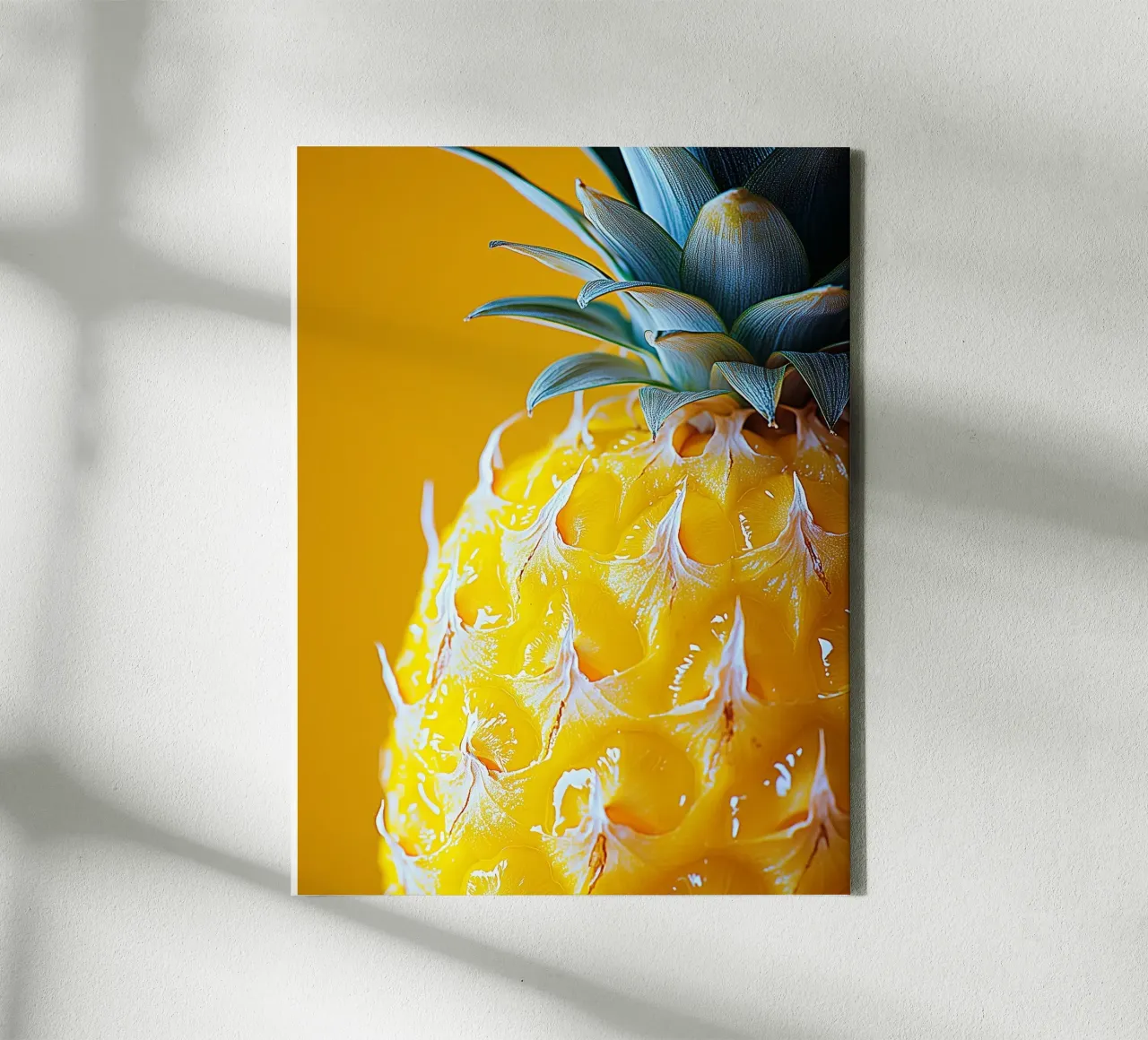 Pineapple juteux canvas with Floater frame by Spice & Style