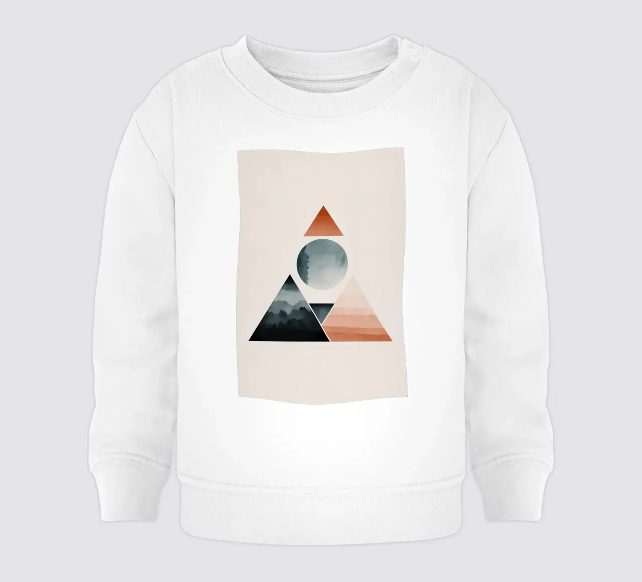 Minimalismo geometrico 02 felpa neonato da Minimalism