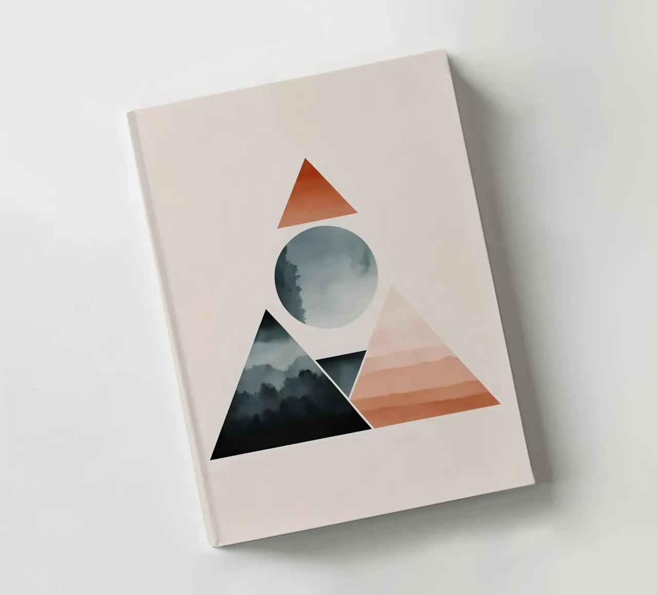 Geometric minimalism 02 notebook by Minimalism