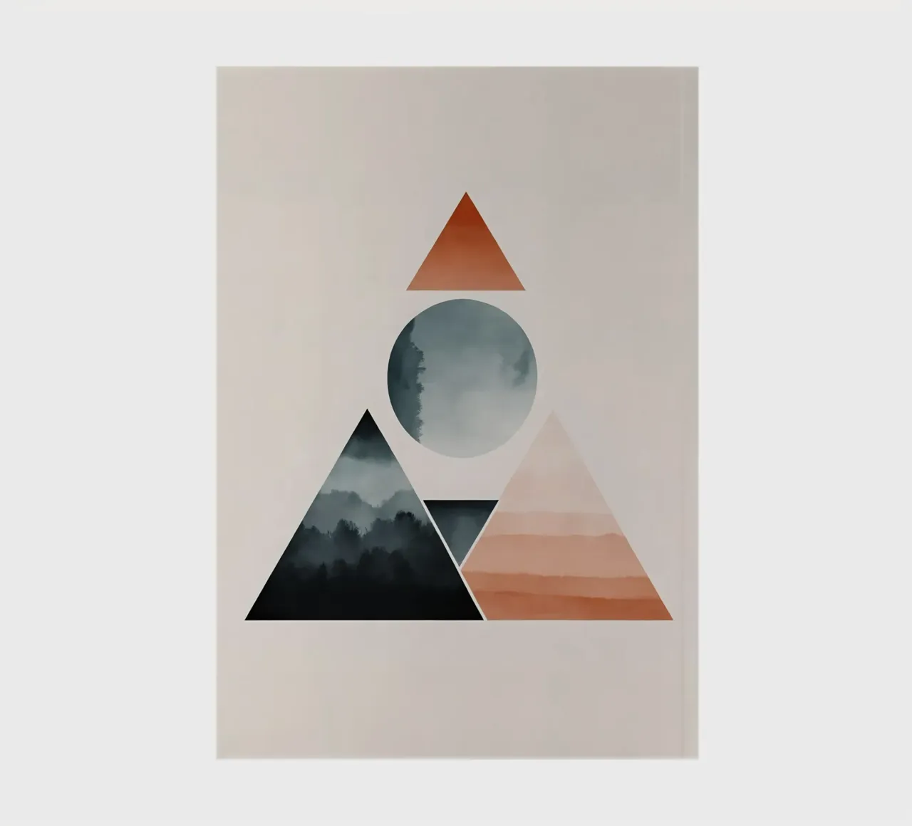 Geometric minimalism 02 notebook by Minimalism