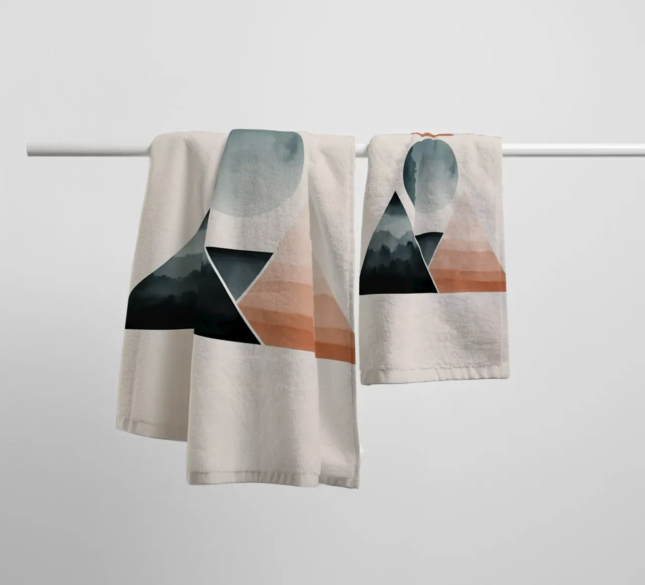 Geometric minimalism 02 towel by Minimalism