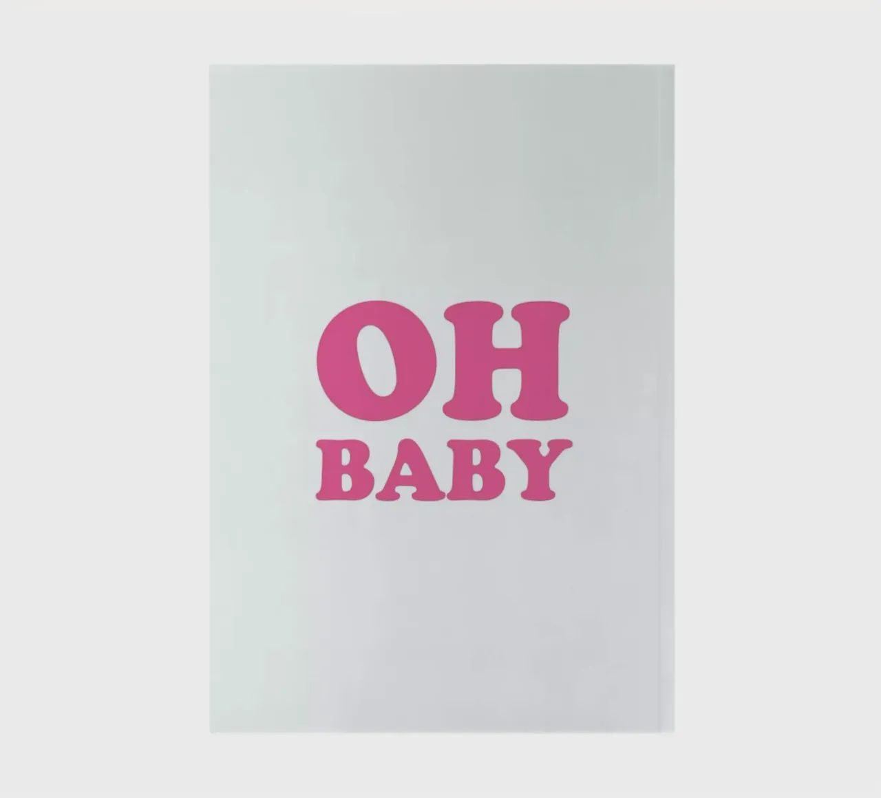 Oh Baby - Pink carnet de notes de Studio One