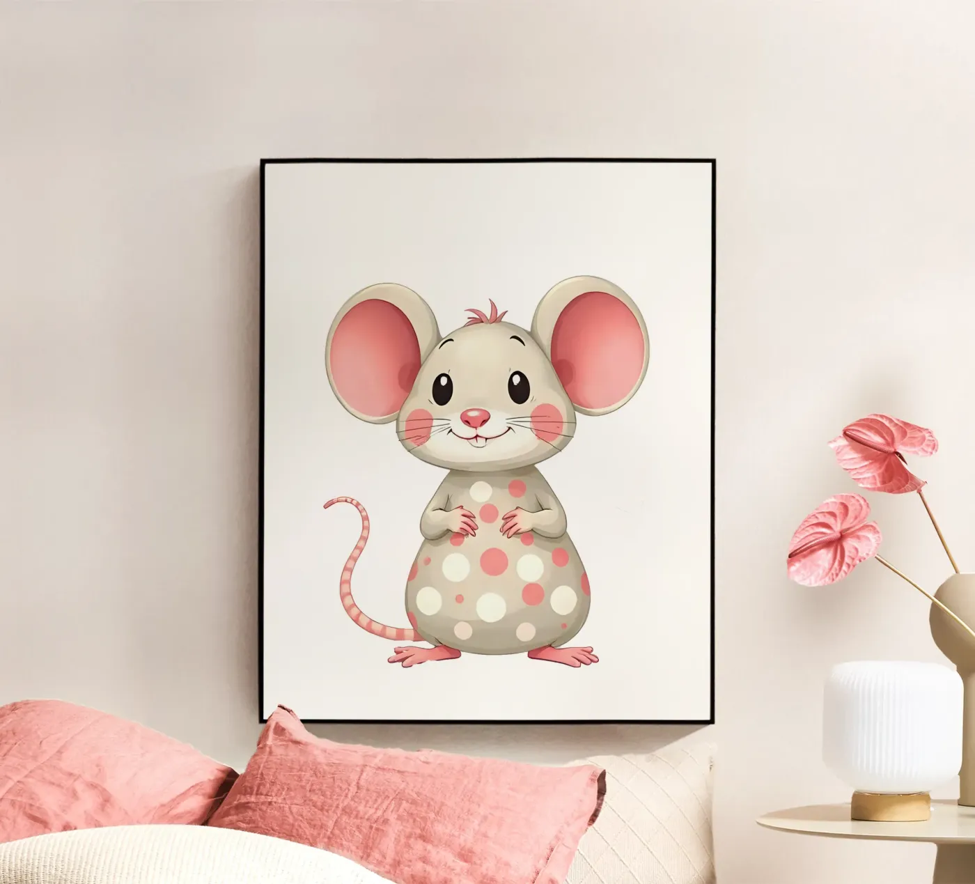 Maus_5a Acryl-Glas von Tierisch bunt by LK