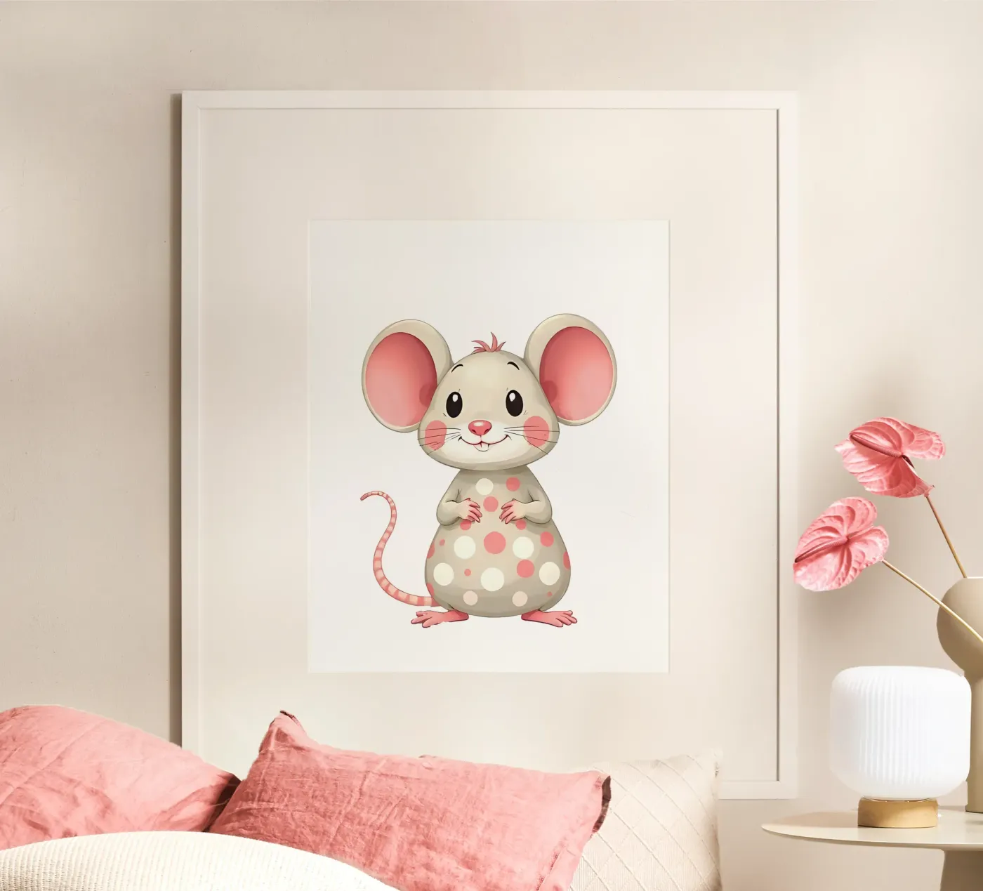 Maus_5a Poster von Tierisch bunt by LK