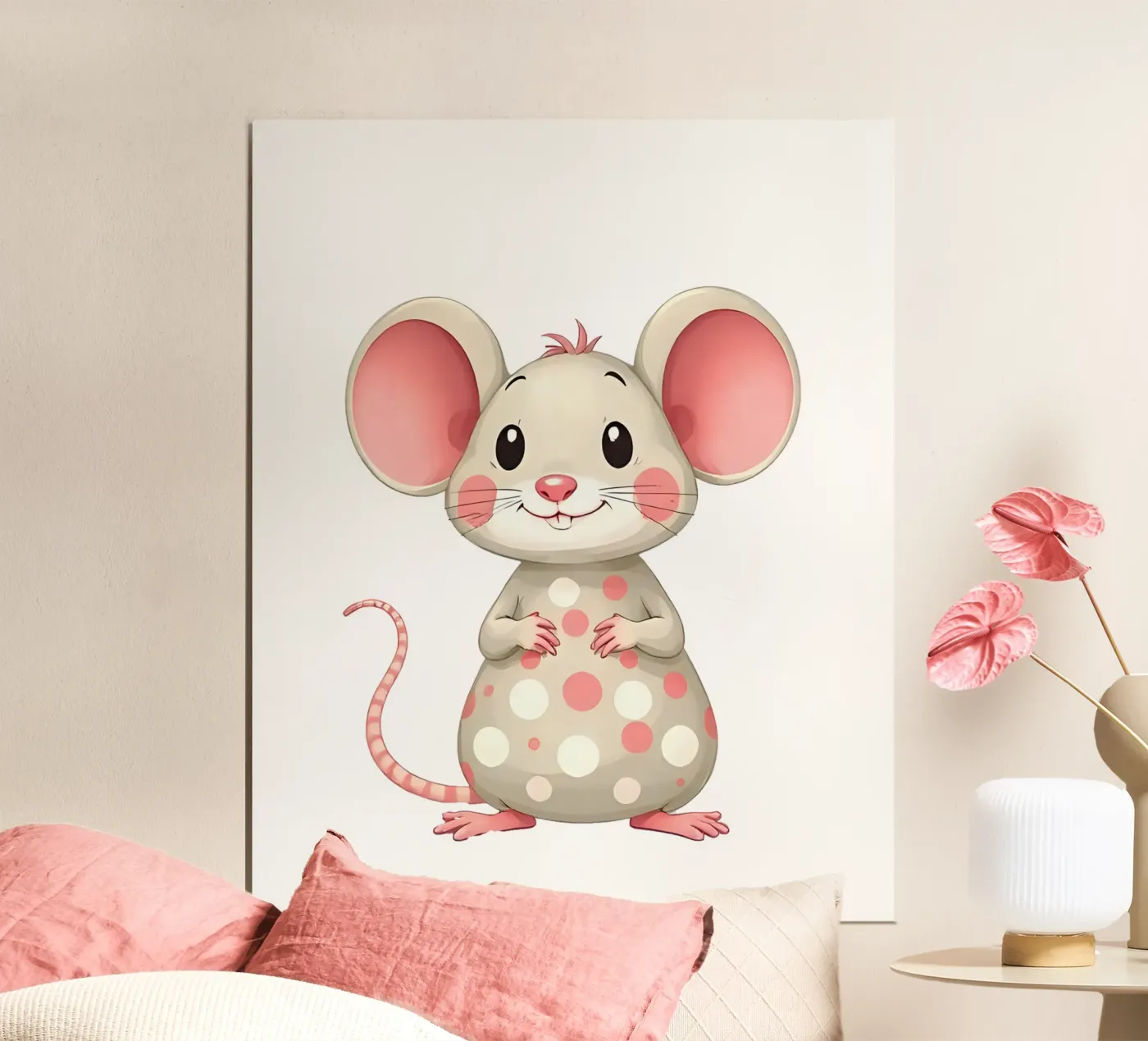 Maus_5a Poster von Tierisch bunt by LK