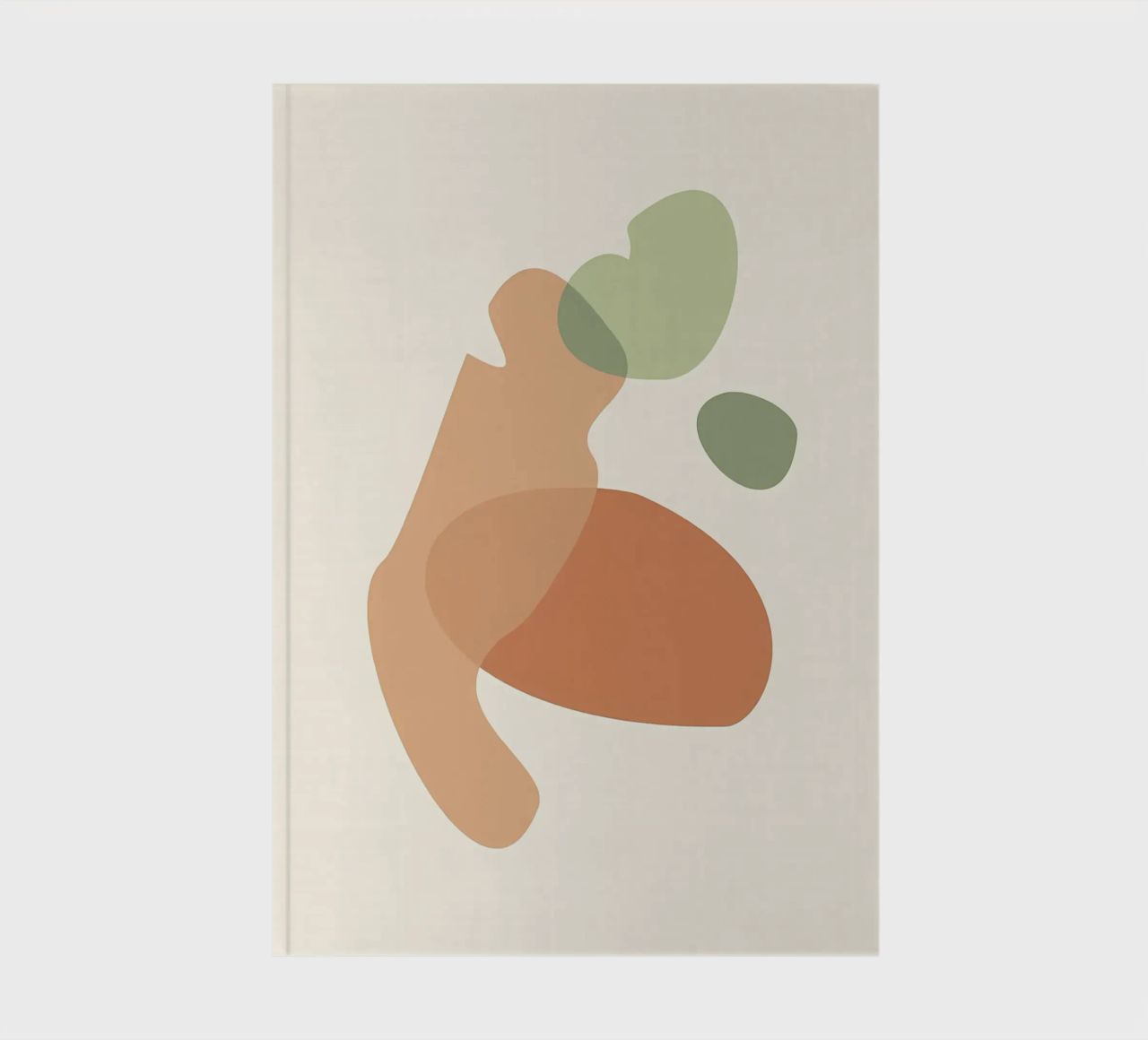 boho abstract pastel 10 notebook by Yeadon