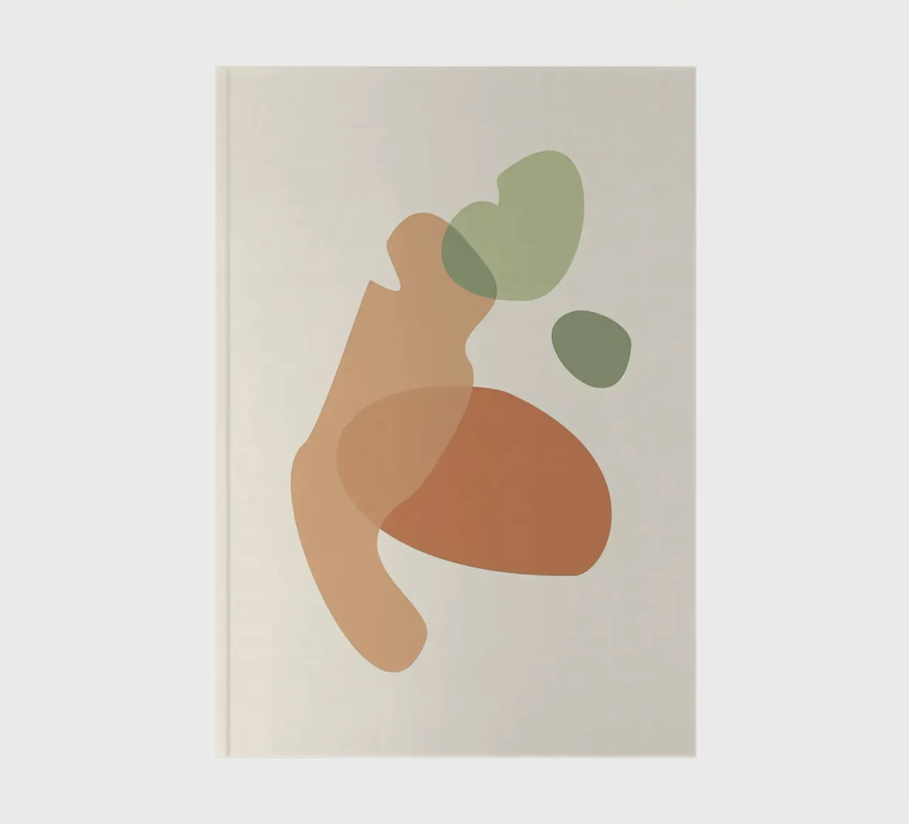 boho abstrakt pastell 10 Notizbuch von Yeadon