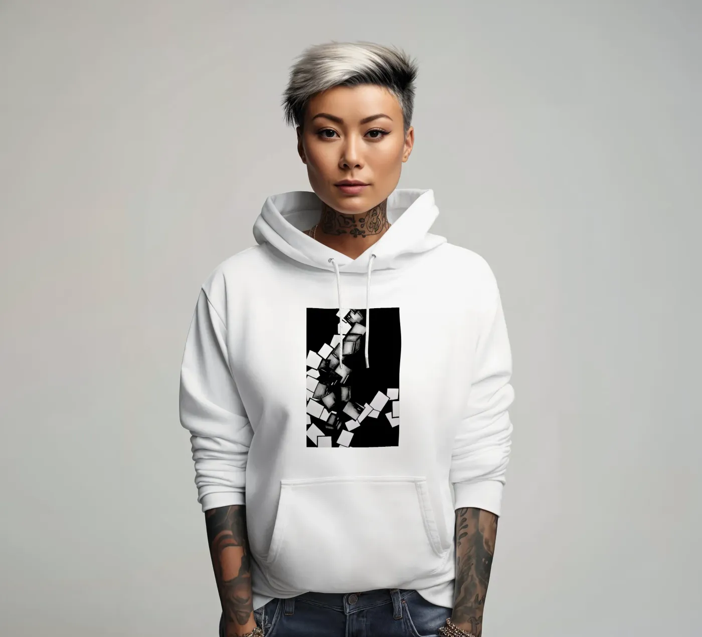 CUBES hoodie by FRITSCH&FRITSCH