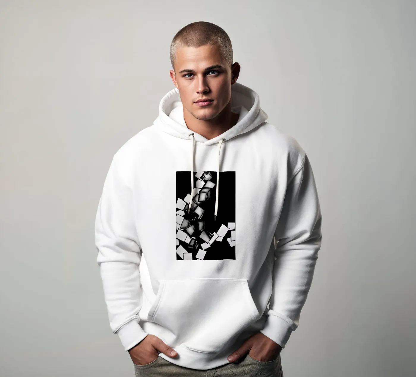 CUBES hoodie by FRITSCH&FRITSCH