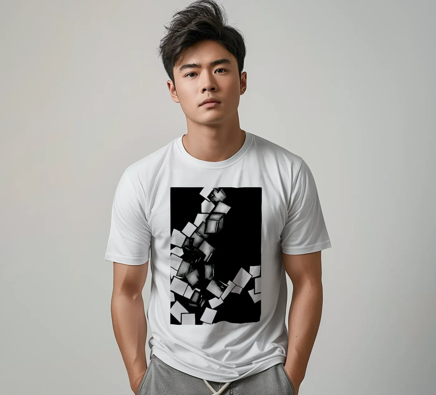 CUBES t-shirt da FRITSCH&FRITSCH