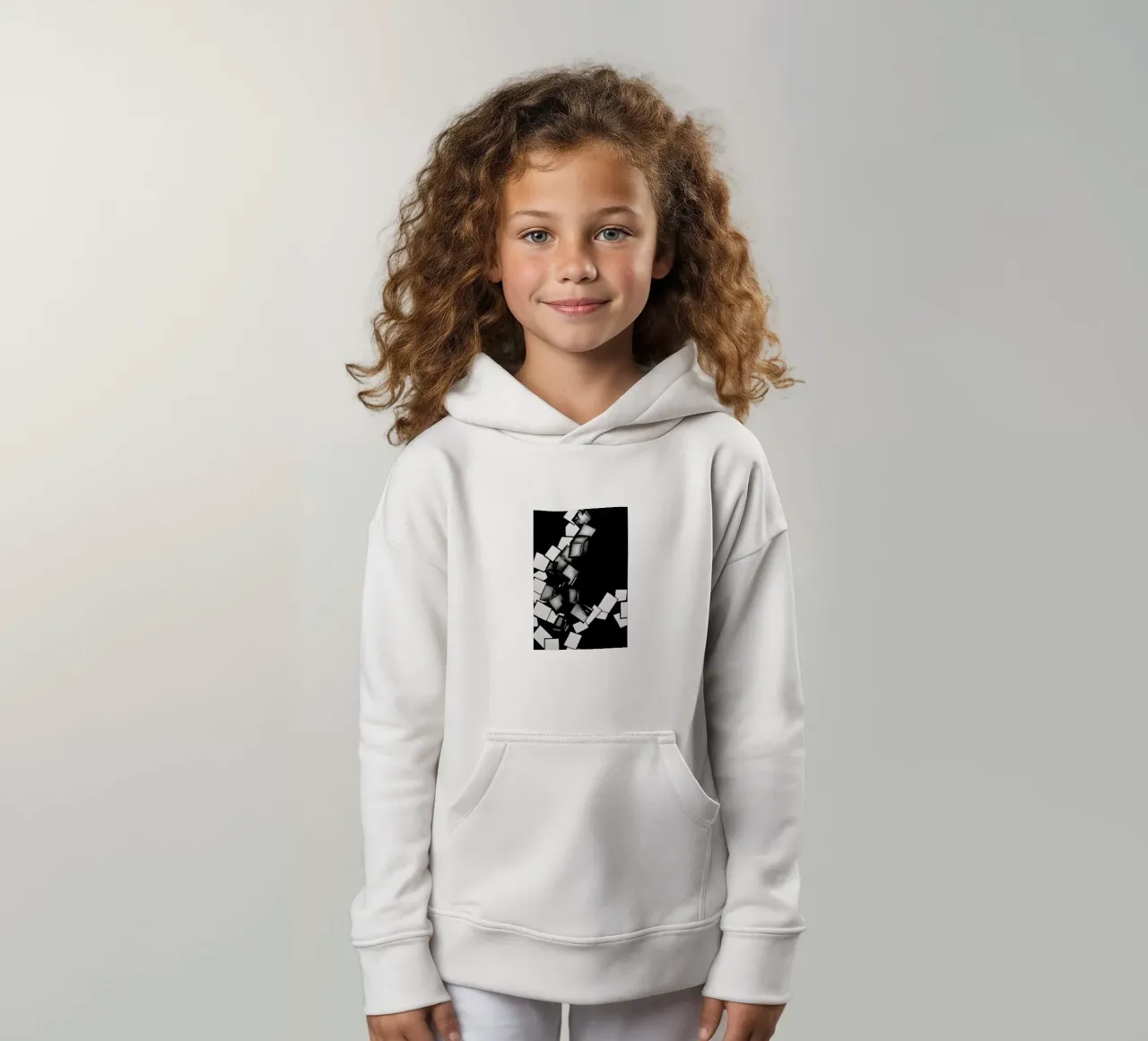 CUBES felpa bambino con cappuccio da FRITSCH&FRITSCH