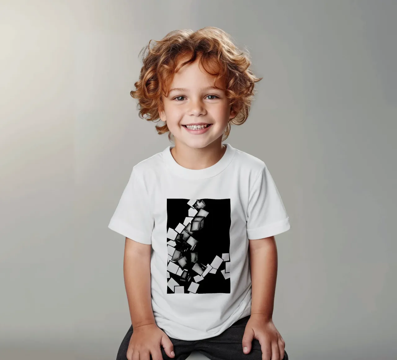 CUBES kinder t-shirt van FRITSCH&FRITSCH