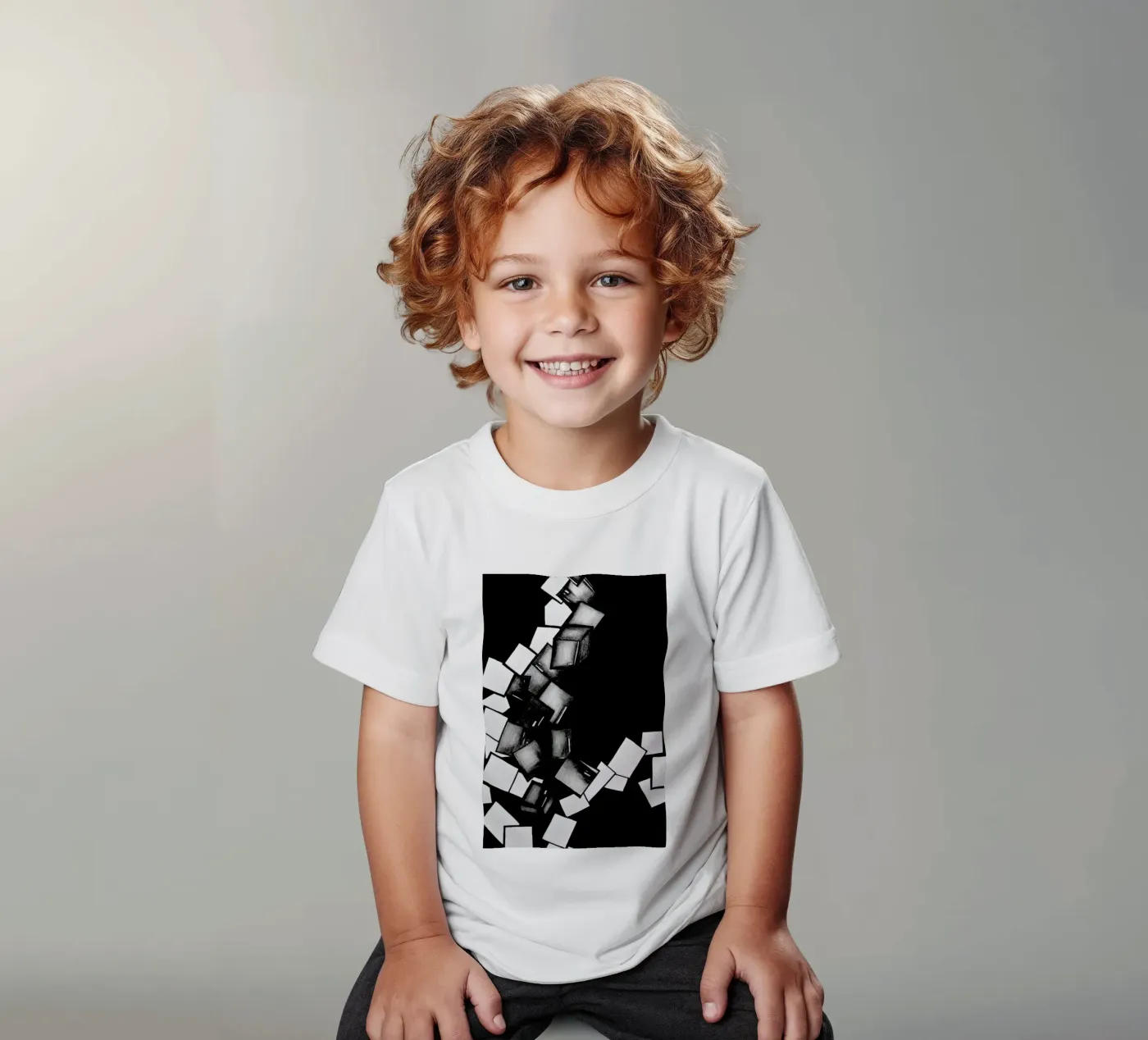 CUBES kids t-shirt by FRITSCH&FRITSCH