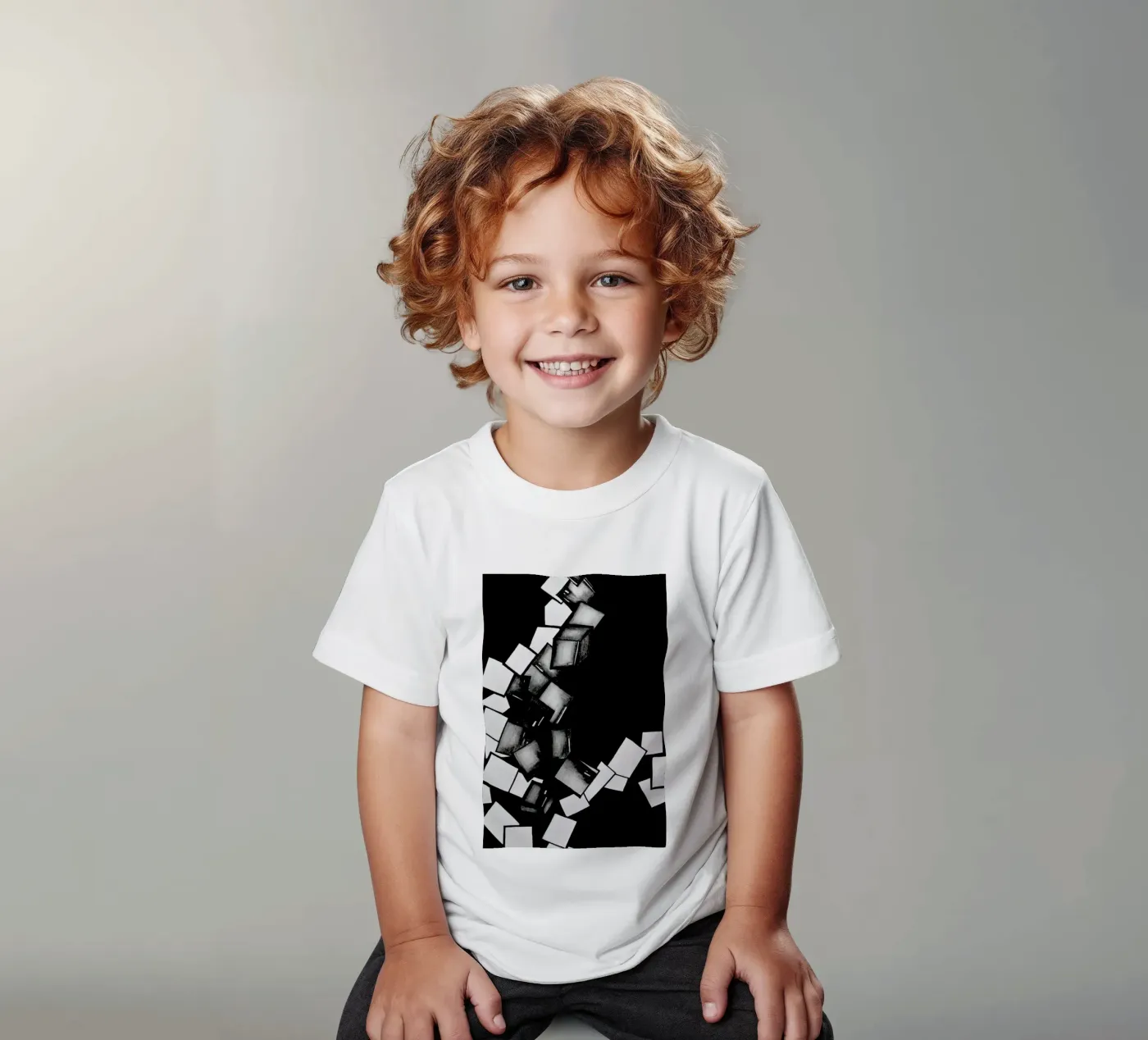 CUBES kids t-shirt by FRITSCH&FRITSCH