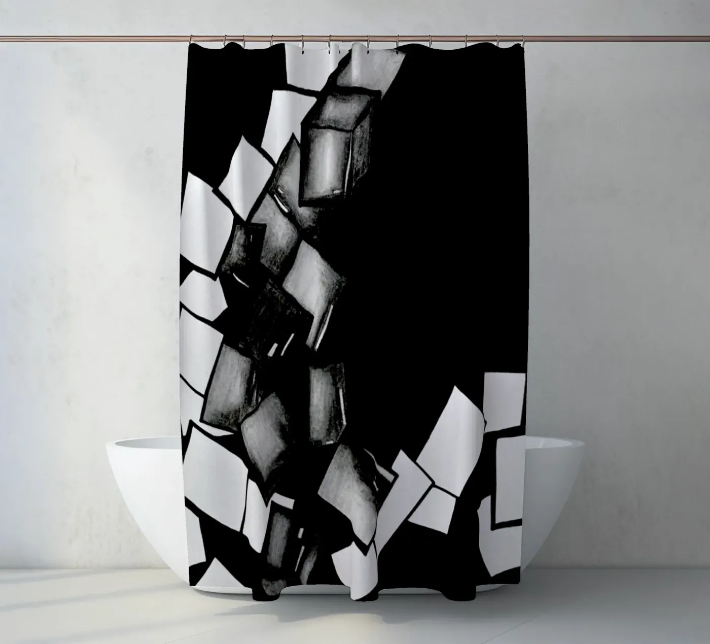 CUBES Duschvorhang von FRITSCH&FRITSCH