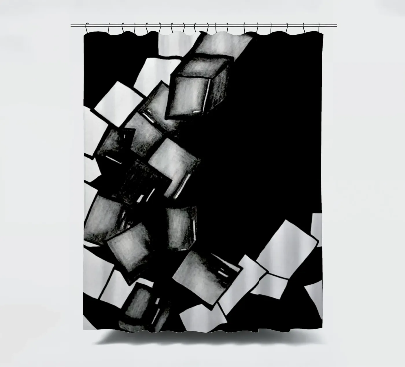 CUBES Duschvorhang von FRITSCH&FRITSCH