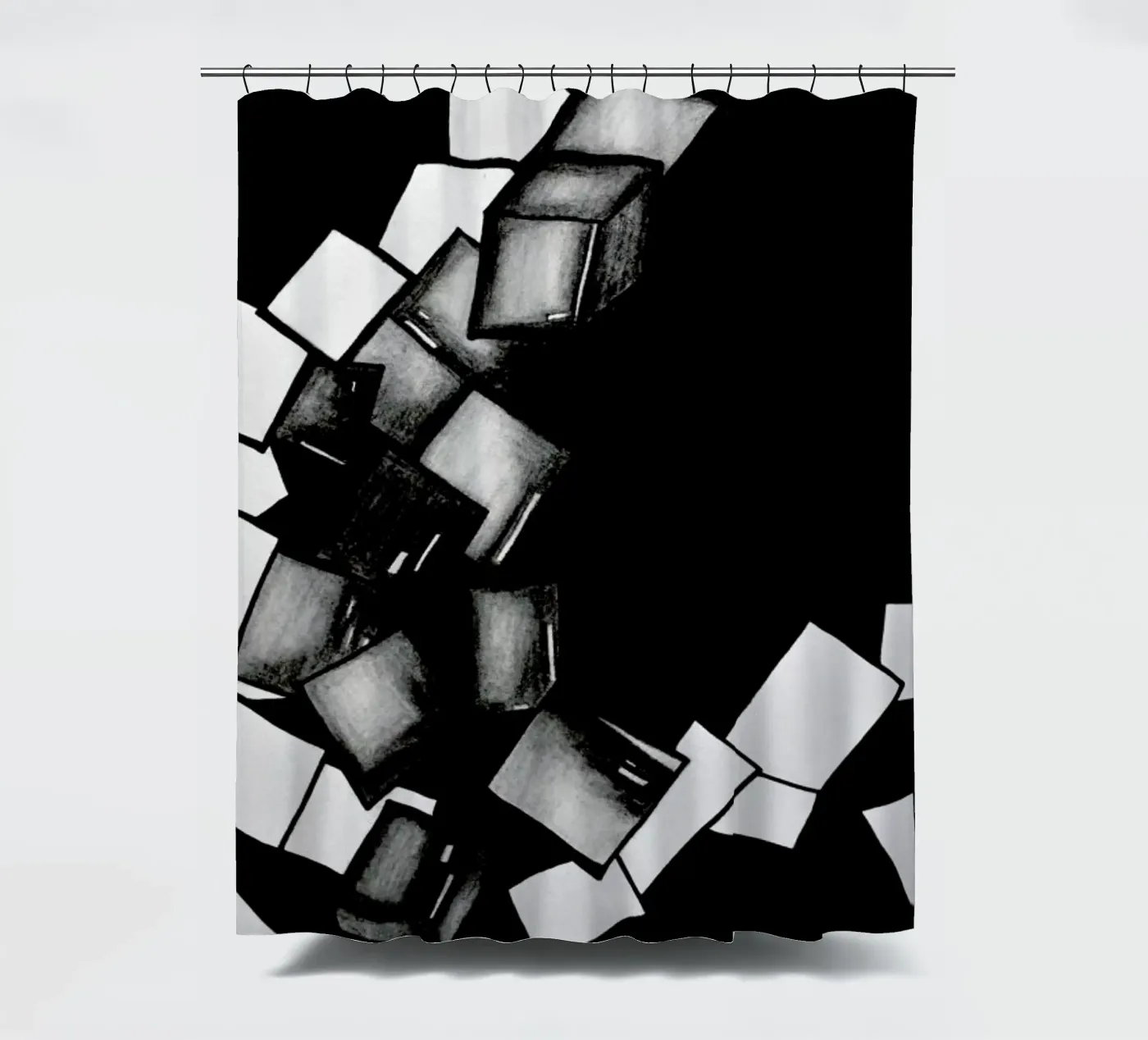 CUBES Duschvorhang von FRITSCH&FRITSCH