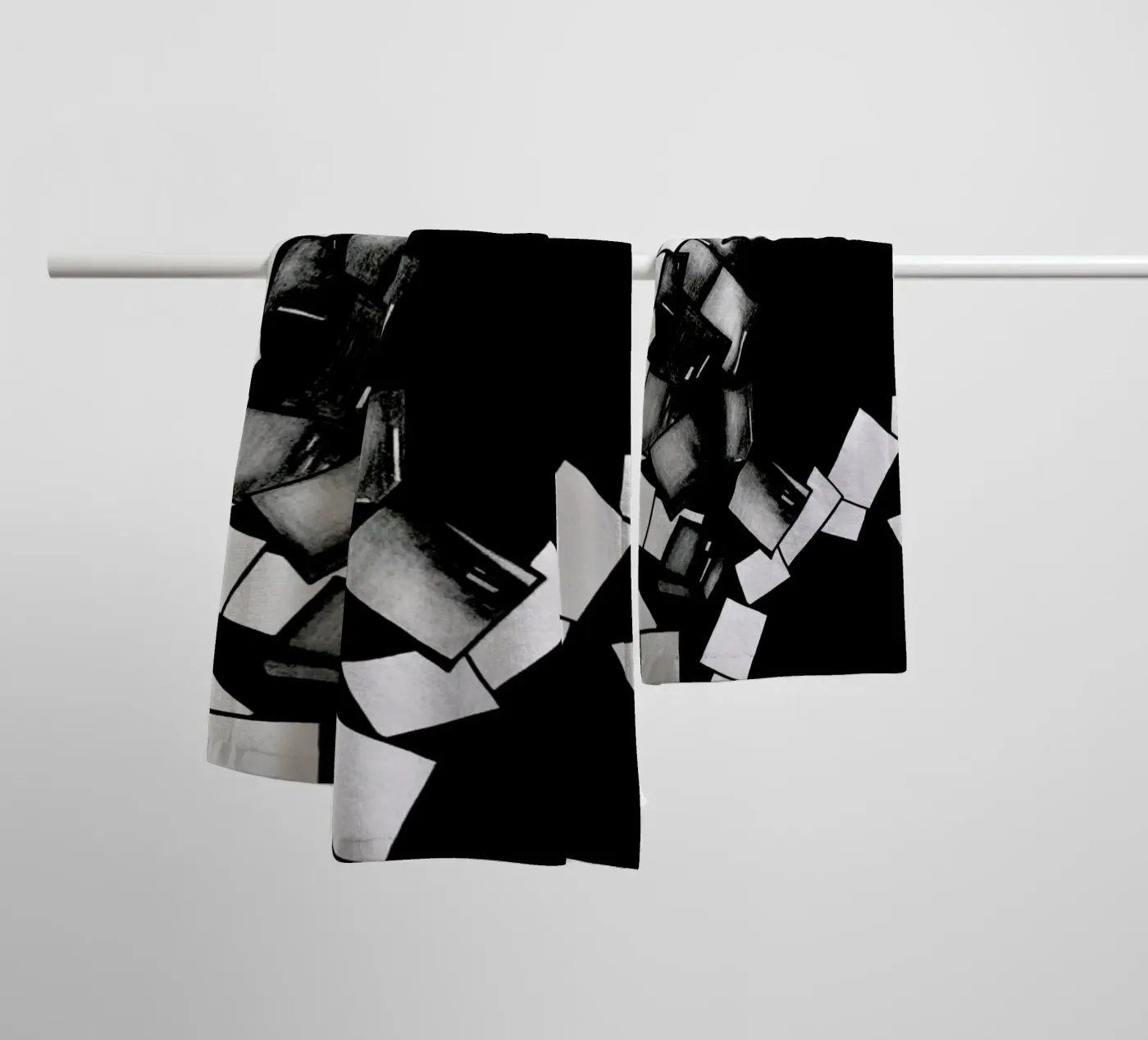 CUBES badhanddoek van FRITSCH&FRITSCH