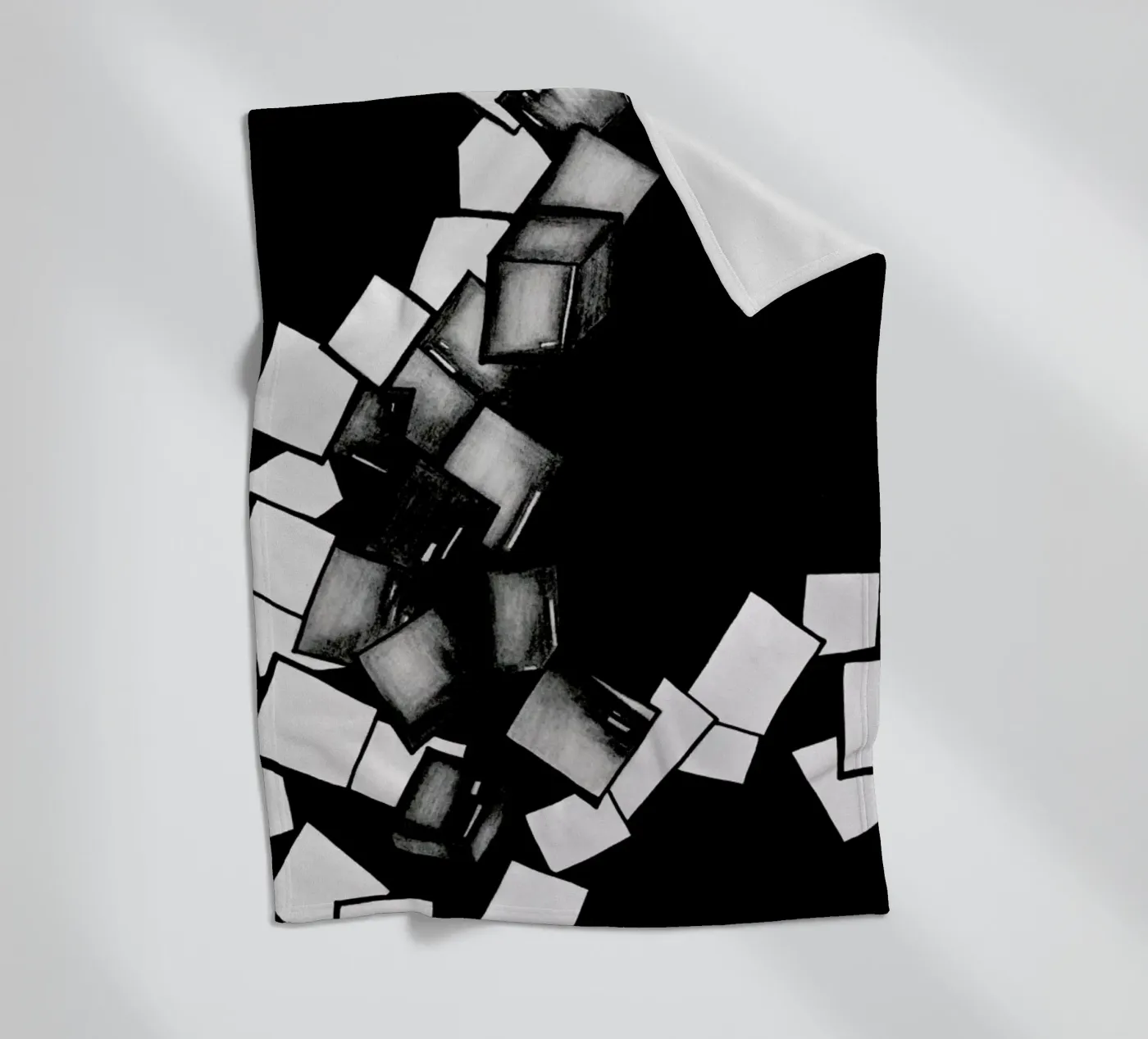 CUBES coperta in pile da FRITSCH&FRITSCH