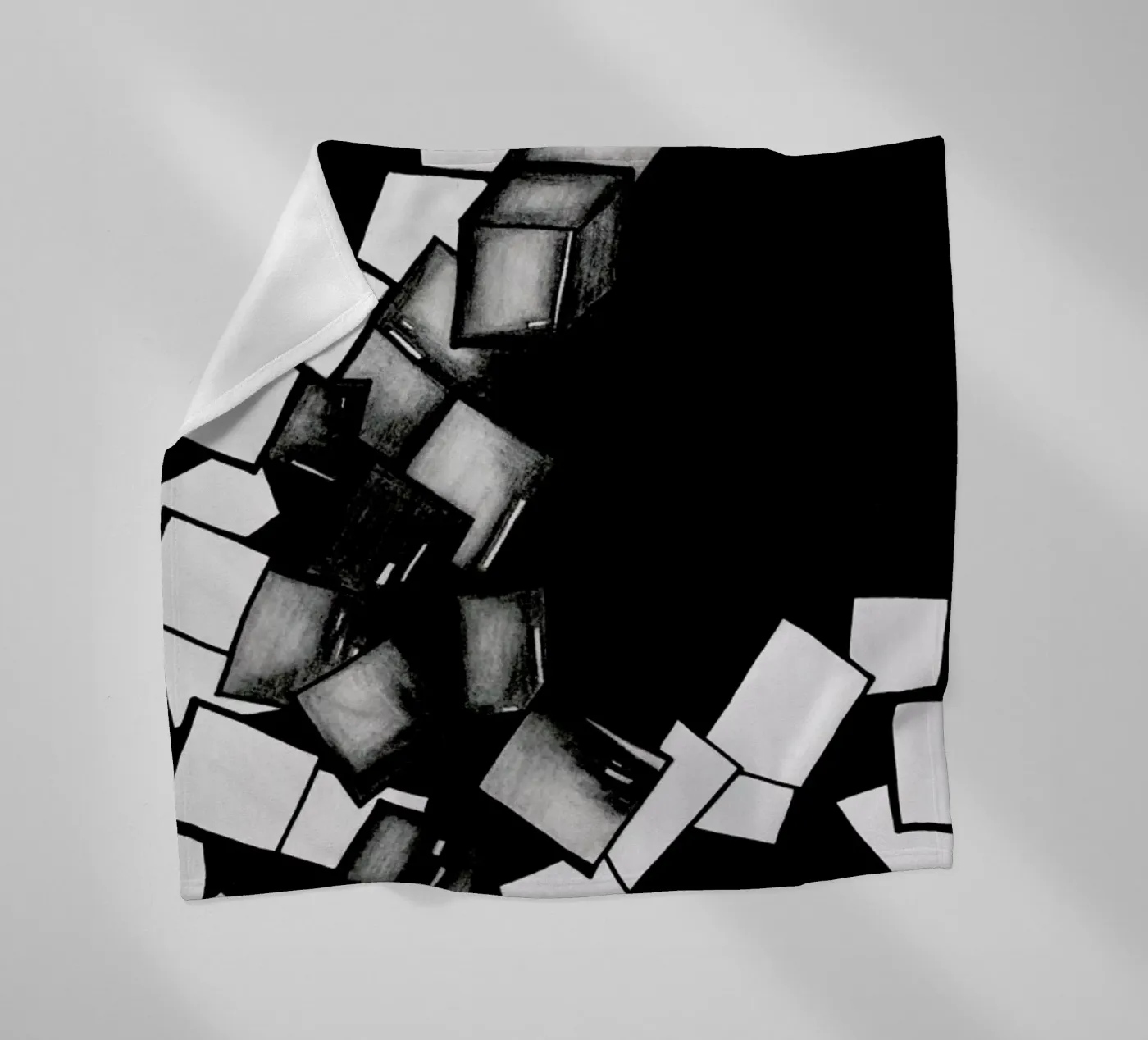 CUBES coperta in pile da FRITSCH&FRITSCH