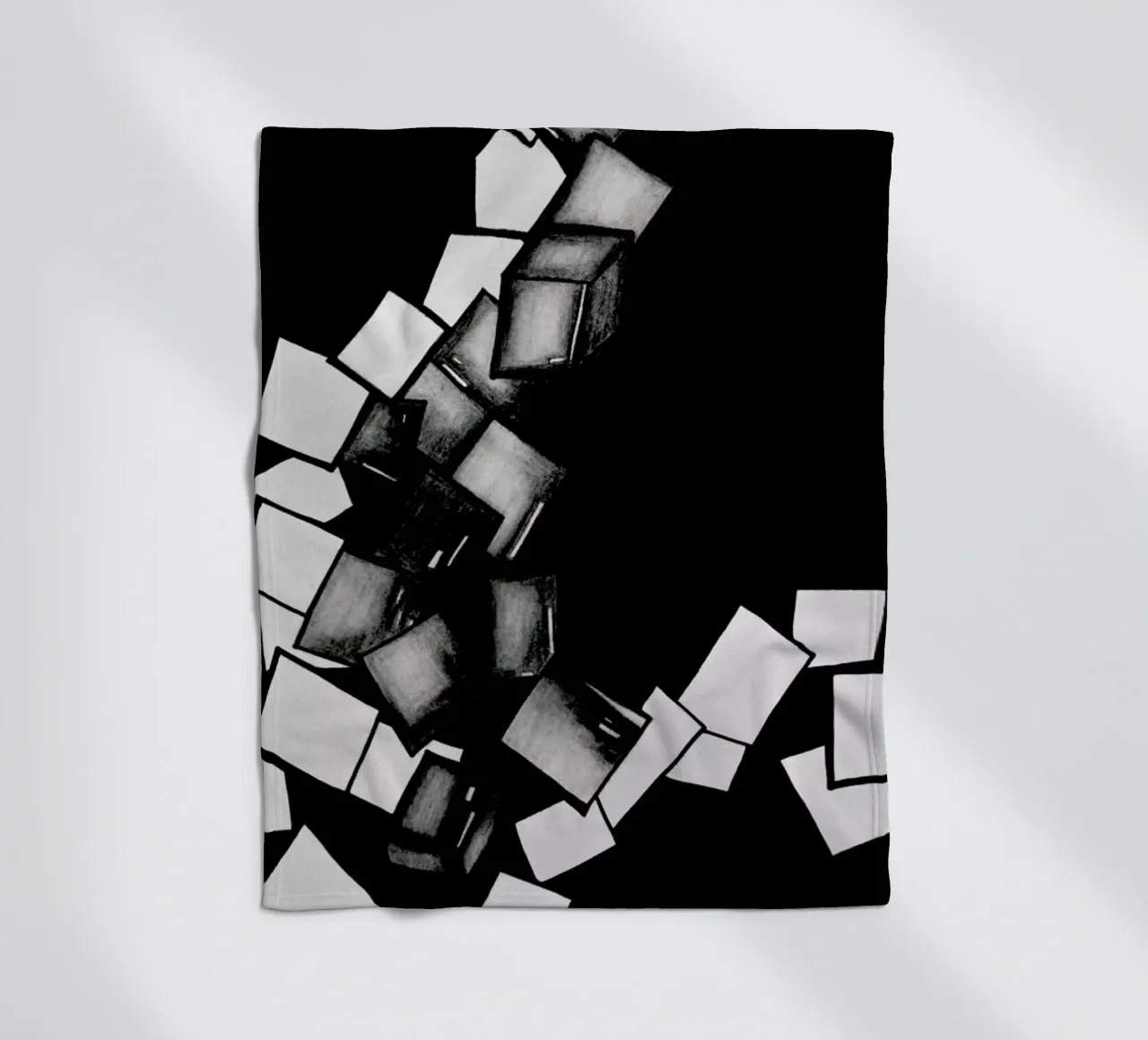 CUBES Fleecedecke von FRITSCH&FRITSCH