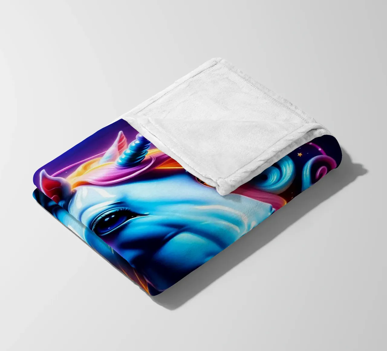 Unicorn neon coperta in pile da MakArena