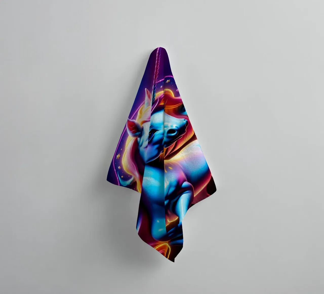 Unicorn neon asciugamano da bagno da MakArena