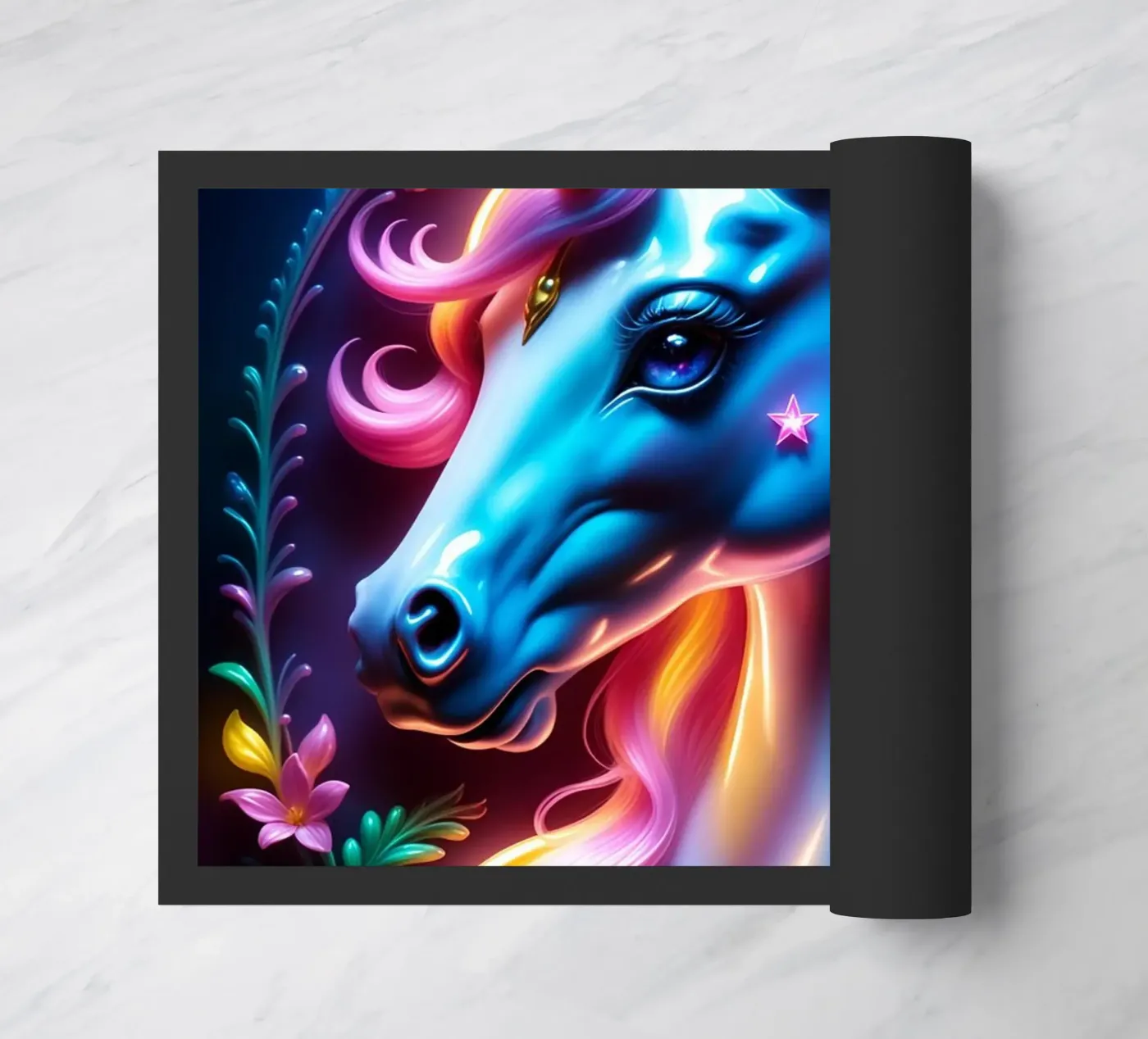 Unicorn doormat by MakArena