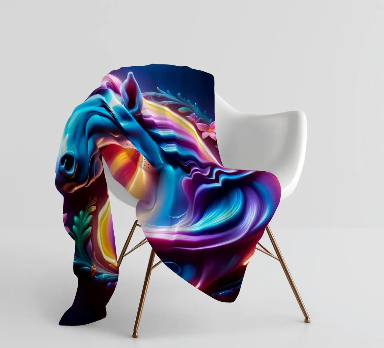 Unicorn coperta in pile da MakArena