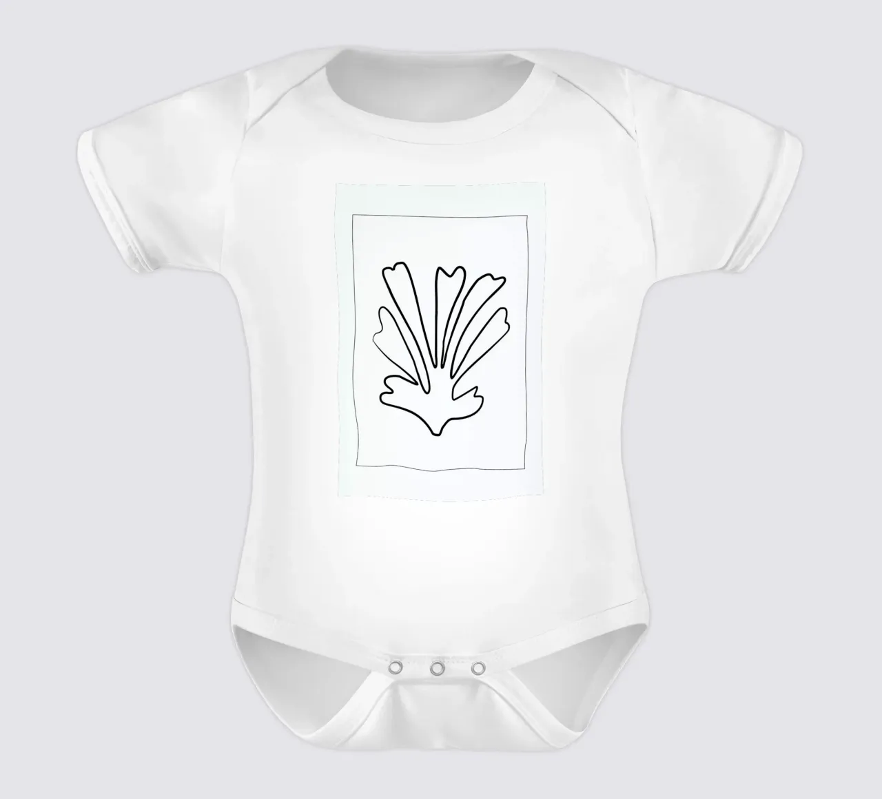 Ferns body neonato maniche corte da Honeymoon Hotel