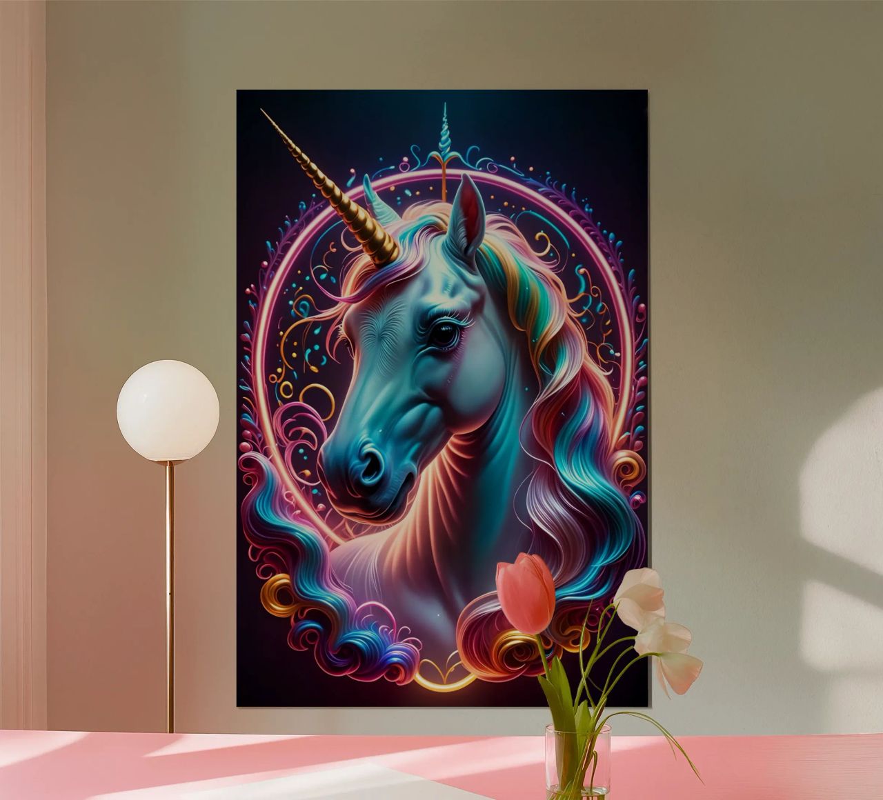 Einhorn-Kunst Poster von MakArena