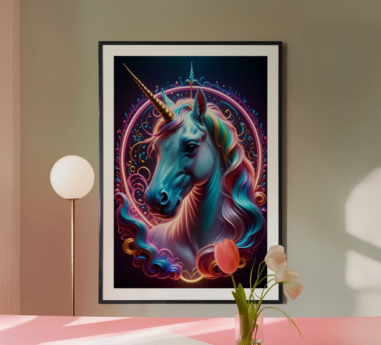 Einhorn-Kunst Poster von MakArena