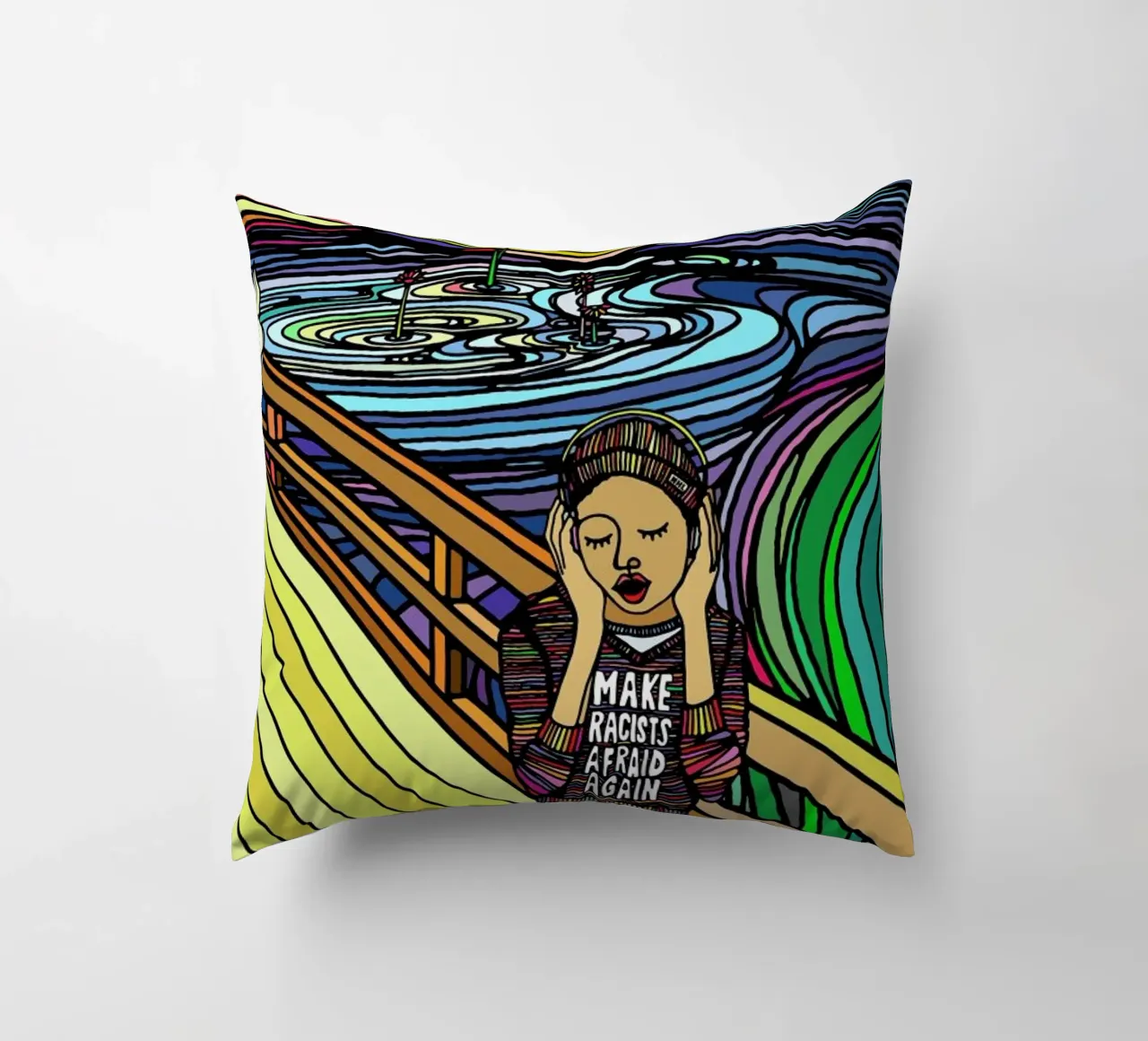 The Scream cuscino da Ninhol