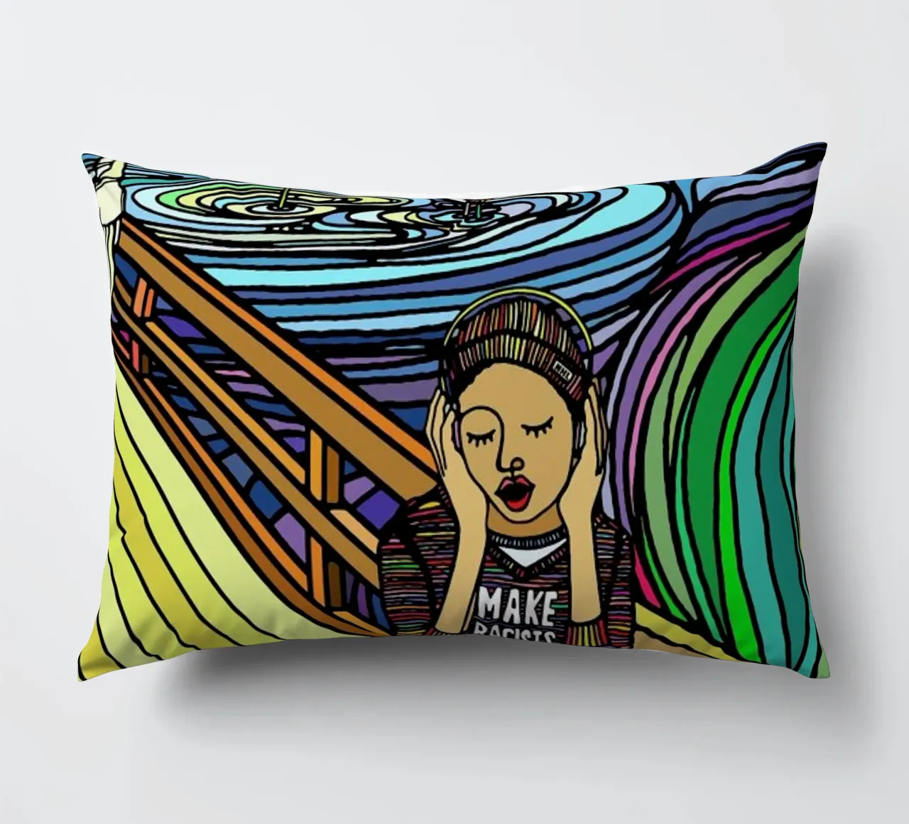 The Scream cuscino da Ninhol