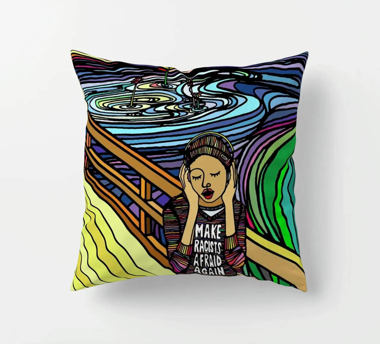 The Scream cuscino da Ninhol