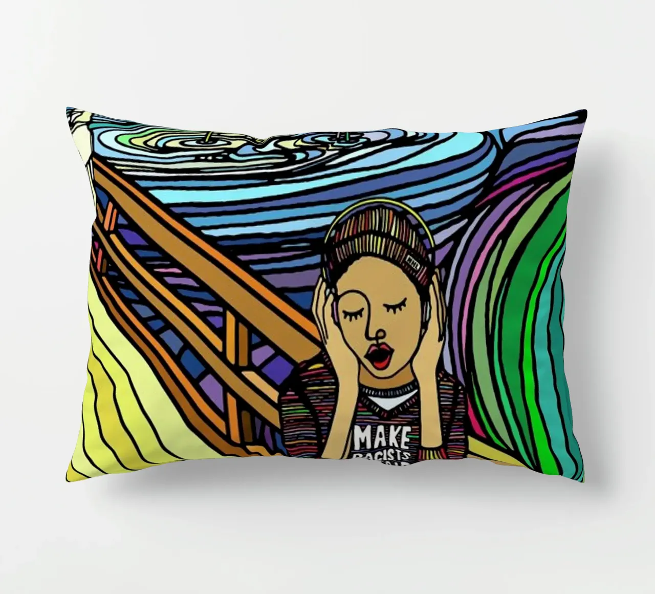 The Scream cuscino da Ninhol