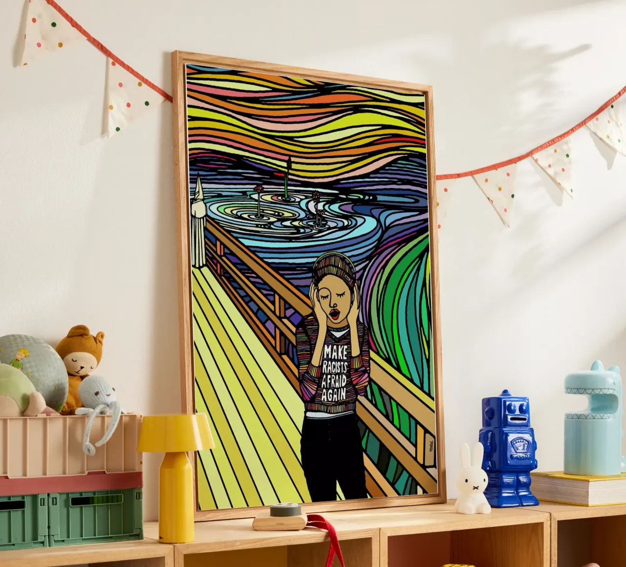 The Scream plexiglass da Ninhol