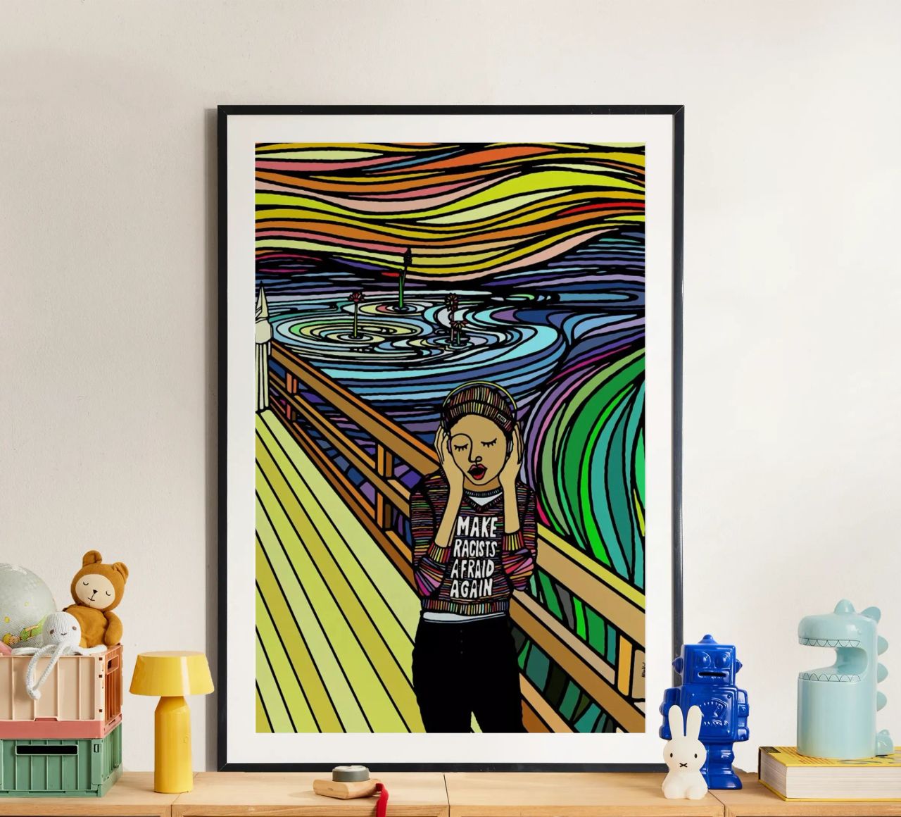 The Scream poster by Ninhol