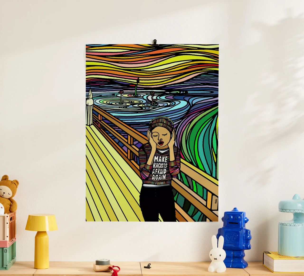 The Scream poster by Ninhol
