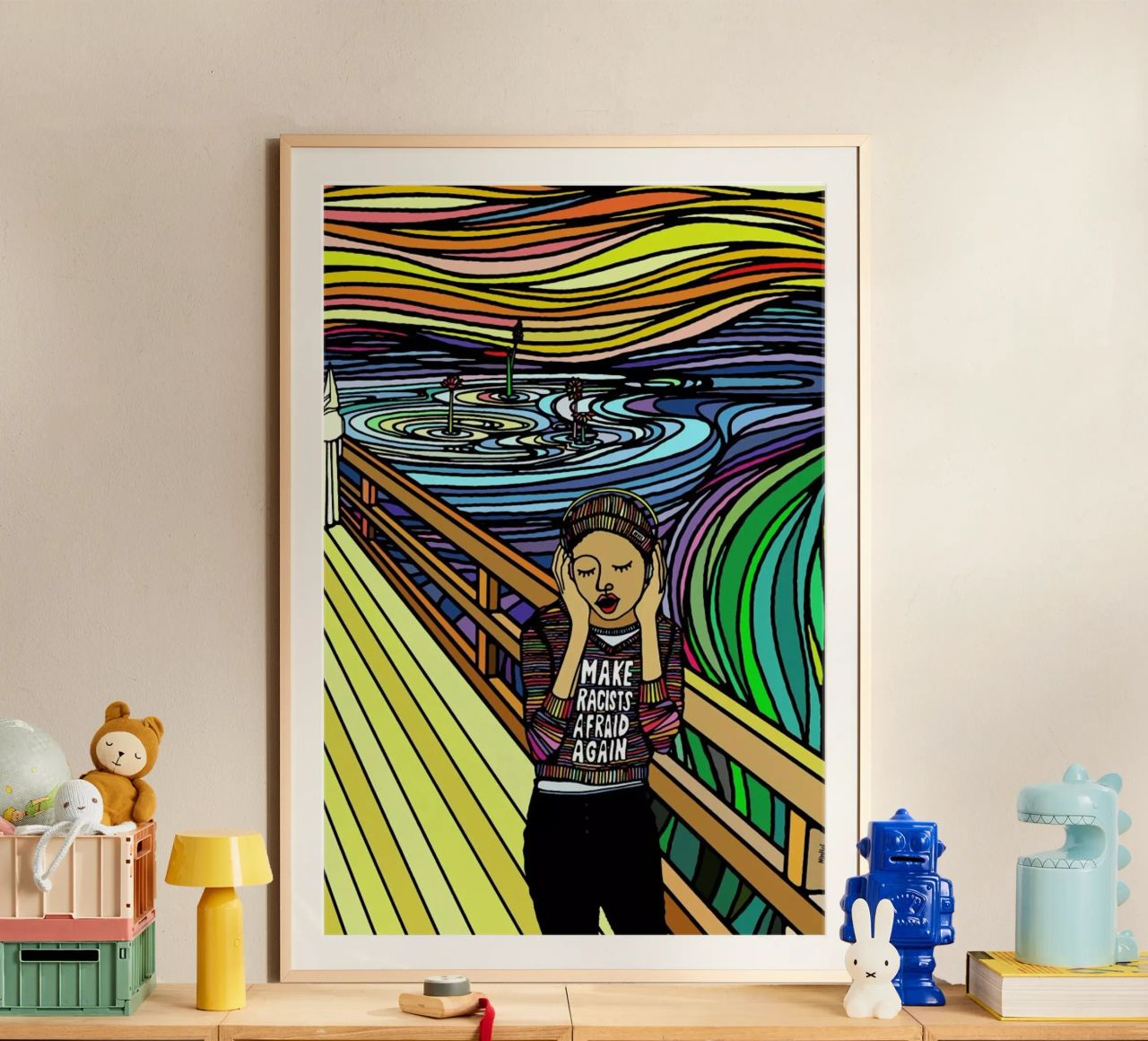 The Scream poster by Ninhol